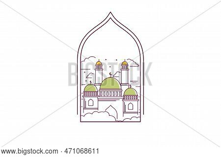 Ramadan Kareem. Ramadan Kareem Background. Ramadan Kareem Poster In Flat Style. Ramadan Kareem Banne