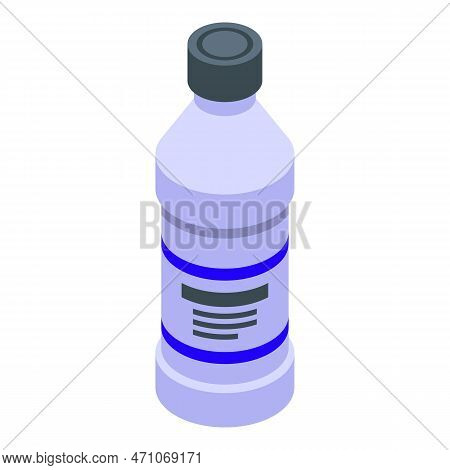 Bottle Glue Icon Isometric Vector. Epoxy Liquid. Coffee Liquid