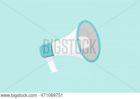 Megaphone. Megaphone Icon. Megaphone Vector Isolated On Background. Megaphone Logo Template Illustra