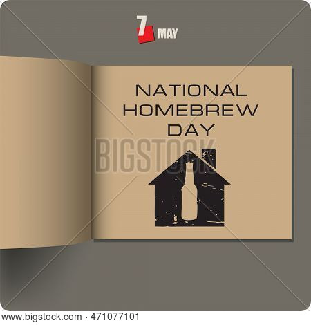 Album Spread With A Date In May - National Homebrew Day