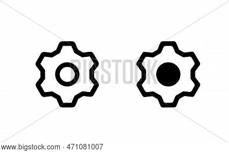 Setup And Settings Icons Set. Collection Of Simple Linear Web Icons Such Installation, Settings, Opt