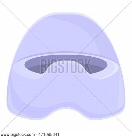 Baby Potty Icon Cartoon Vector. Kid Child. Training Plastic