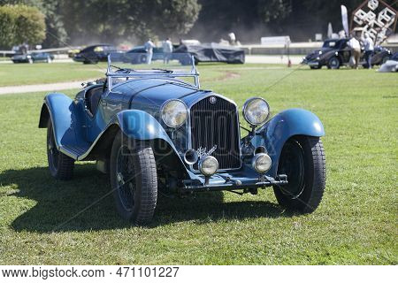 Chantilly, France - September 03 2016: The Alfa Romeo 8c 2300 Is The Only 8c 2300 Short Chassis Dres