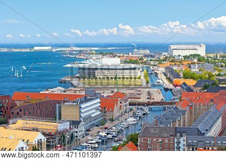 Copenhagen, Denmark - June 28 2019: The Copenhagen Opera House Is The National Opera House Of Denmar