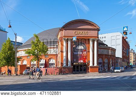 Copenhagen, Denmark - June 28 2019: The Circus Building (danish: Cirkusbygningen) On Axel Torv In Co