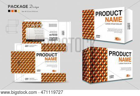 Cosmetic Box Design, Supplements Box Template, Package Design Template, 3d Box Packaging Design, Cos