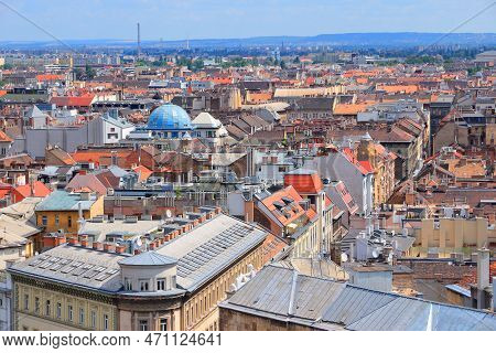 Terezvaros District Of Budapest City, Hungary. Budapest Neighborhoods.