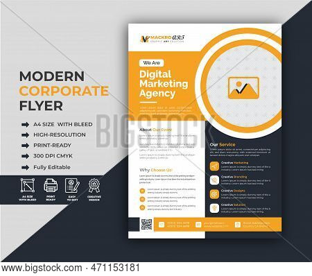 Company Business Corporate Flyer Design Template Nmodern Layout Template Business Flyer Template Geo