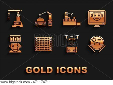 Set Printed Circuit Board Pcb, Bot, Robot Vacuum Cleaner, Remote Aerial Drone, Factory Conveyor Syst