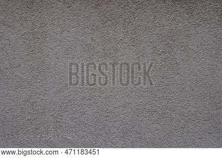 Backdrop - Dusty Wall With Coarse Light Gray Roughcast Finish