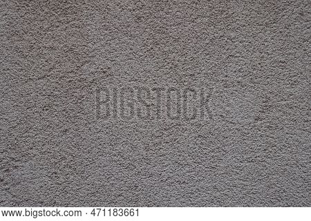 Background - Dusty Wall With Coarse Light Gray Roughcast Finish