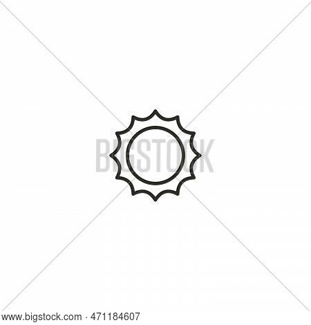 Settings Button. Settings Icon. Simple Style Engineering Poster Background Symbol. Settings Brand Lo
