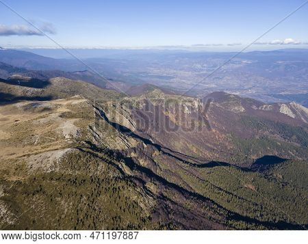 Aerial View Of Pirin Mountain Near Orelyak Peak, Bulgaria
