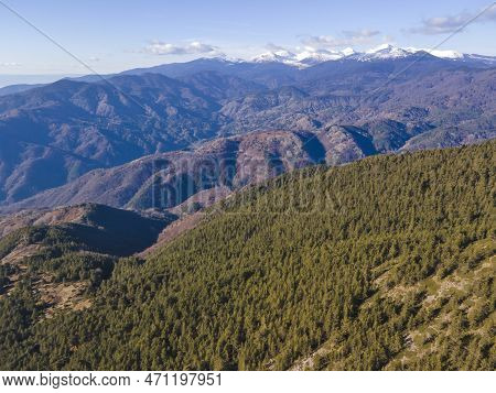 Aerial View Of Pirin Mountain Near Orelyak Peak, Bulgaria