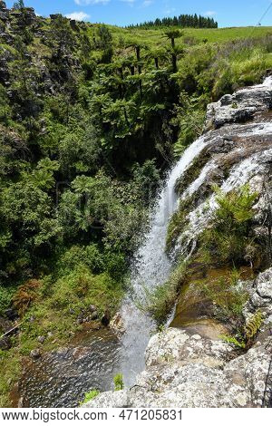 View At Lisbon Waterfall Near Graskop In South Africa