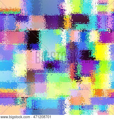 Pattern Of A Random Small Dots. Noise Background. Seamless Image