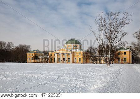 Ancient Manor In Alexandrino Park, Built In 1762, St. Petersburg, Russia