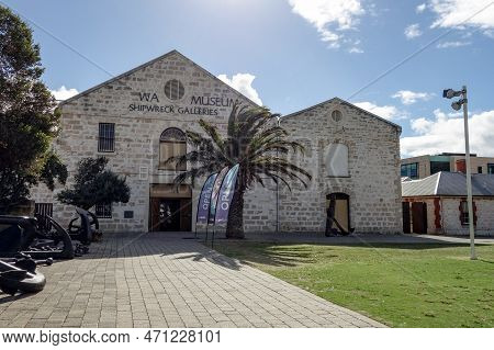Fremantle, Australia - July 14, 2018: Wa Museum Shipwreck Galleries In Fremantle Near Perth, Austral