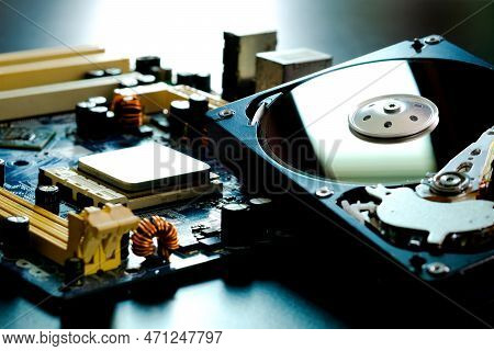 Technology Hard Disk Recording Data Computer Engineering  And Computer Cpu Processor