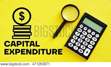 Capital Expenditure Capex Is Shown Using A Text
