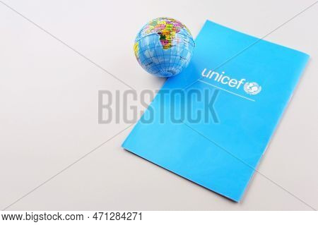Unicef - United Nations International Childrens Fund Flag.
