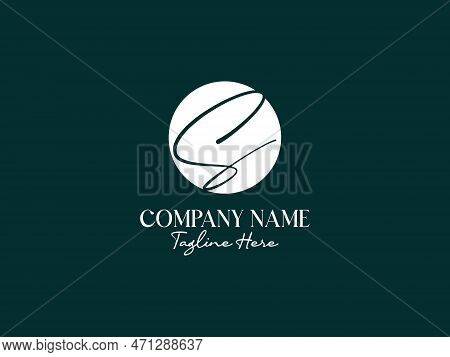 Letter S Signature Logo Design. Letter S Logo Design Template