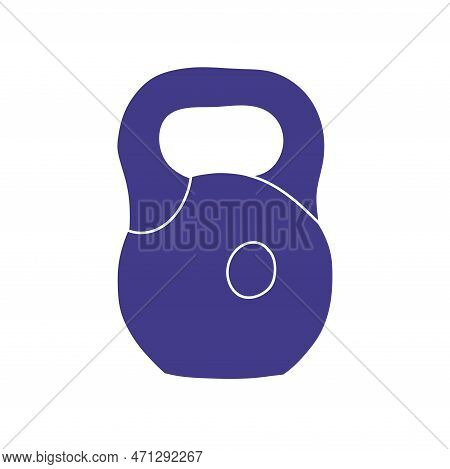 Kettlebell Icon. Sport And Fitness Equipment For Sports And Fitness. Flat Vector Illustration Isolat