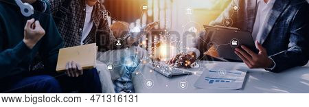 Digital Transformation Technology Strategy, Iot, Internet Of Things. Transformation Of Ideas And The