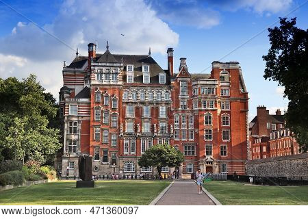 London, Uk - July 12, 2019: Millbank House Used By House Of Lords In London Uk.