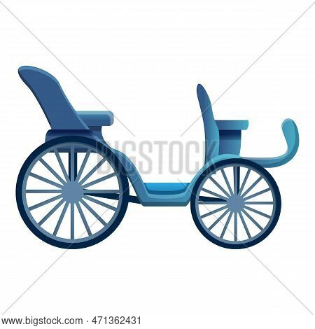 Classical Carriage Icon. Cartoon Of Classical Carriage Icon For Web Design Isolated On White Backgro