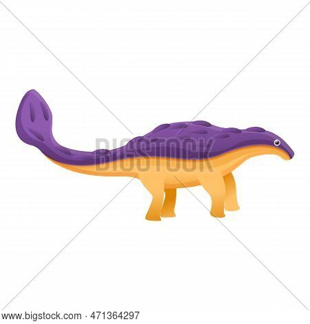 Diplodocus Icon. Cartoon Of Diplodocus Icon For Web Design Isolated On White Background