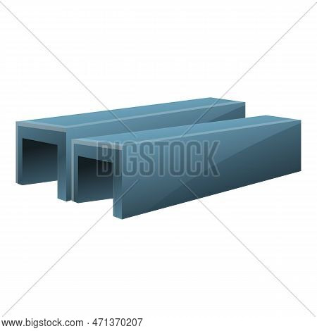 Steel Structure Icon. Cartoon Of Steel Structure Icon For Web Design Isolated On White Background