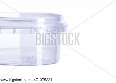 Transparent Plastic Triangular Container With Transparent Lid - 500 Ml, Triangular Plastic Container