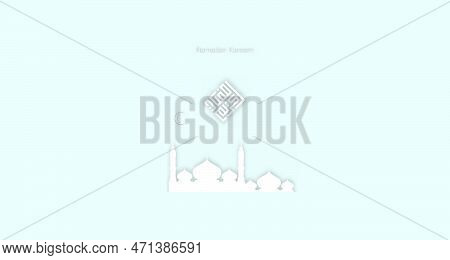 Ramadan Kareem Luxury Design Background Vector, Greeting Cart, Banner, Wallpaper, Template, Eps.10