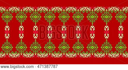 Seamless Pattern Songket Backgrounds Vector  Ready Eps 10