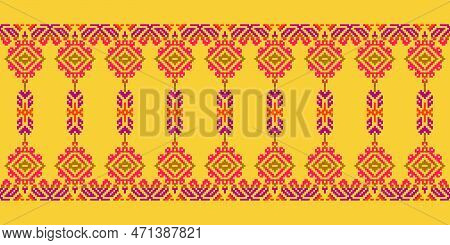 Seamless Pattern Songket Backgrounds Vector  Ready Eps 10