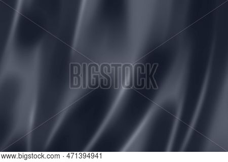 Dark Grey Satin, Silk, Texture Background. Closeup Fabric Wallpaper