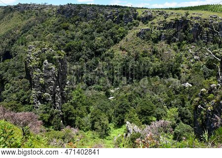 The Pinnacle Rock At Graskop In South Africa
