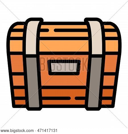 Dower Chest Icon. Outline Dower Chest Icon For Web Design Isolated On White Background