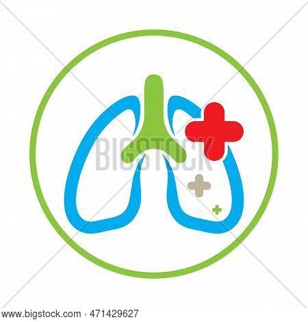 Lung Logo Design Vector For Your Business