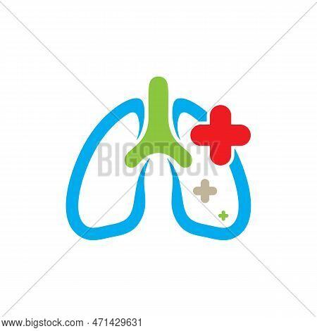 Lung Logo Design Vector For Your Business