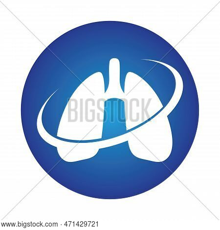 Lung Logo Design Vector For Your Business