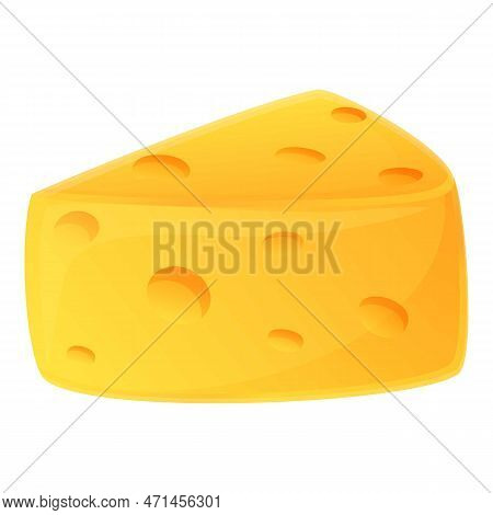 Goat Cheese Icon. Cartoon Of Goat Cheese Icon For Web Design Isolated On White Background