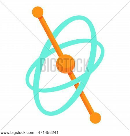 Spiral Gyroscope Icon. Cartoon Of Spiral Gyroscope Icon For Web Design Isolated On White Background
