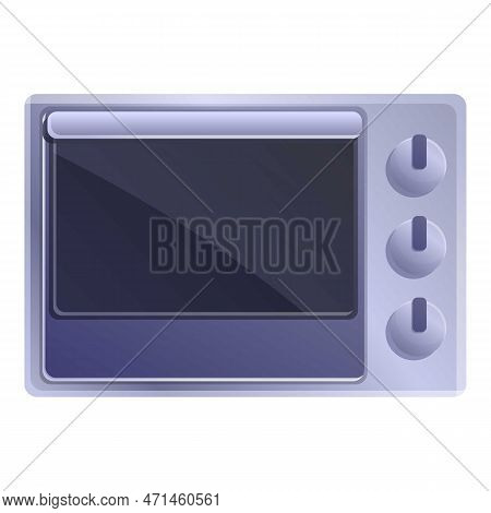 Home Convection Oven Icon. Cartoon Of Home Convection Oven Icon For Web Design Isolated On White Bac