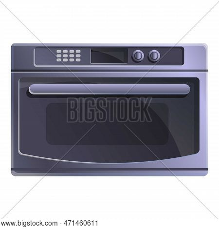 Electric Convection Oven Icon. Cartoon Of Electric Convection Oven Icon For Web Design Isolated On W