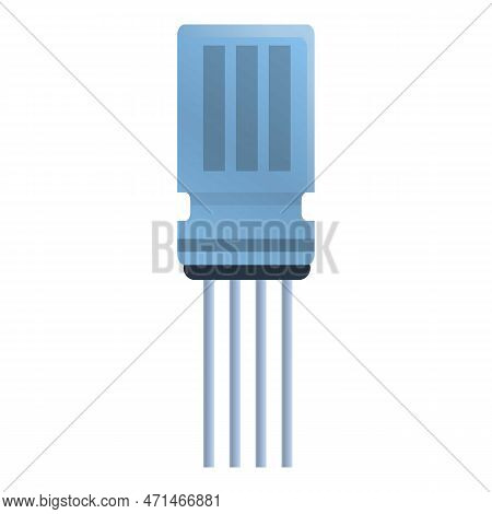 Condenser Capacitor Icon. Cartoon Of Condenser Capacitor Icon For Web Design Isolated On White Backg