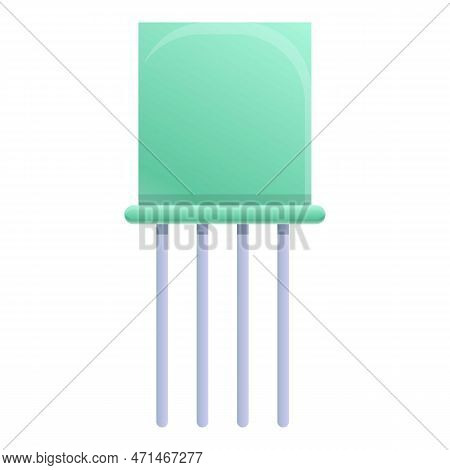 Radio Capacitor Icon. Cartoon Of Radio Capacitor Icon For Web Design Isolated On White Background