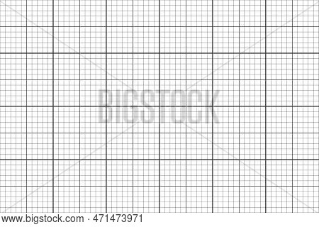 Grid Paper Texture. Checkered Notebook Sheet Template For School Or College Math Education, Office W