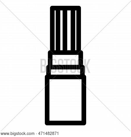 Heat Resistant Flame Retardant Line Icon Vector Illustration